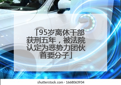 95岁离休干部获刑五年，被法院认定为恶势力团伙首要分子